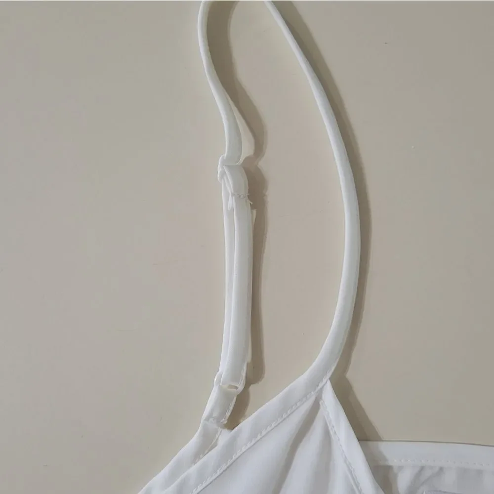 Time and Tru White Camisole Tank Top - Picture 9 of 11